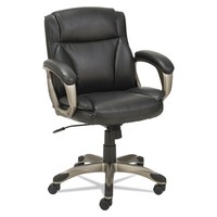 Alera Veon Series Low-back Leather Task Chair W/coil Spring Cushioning, Black on sale Alera Veon Series Low-back Leather Task Chair W/coil Spring Cushioning, Black on sale