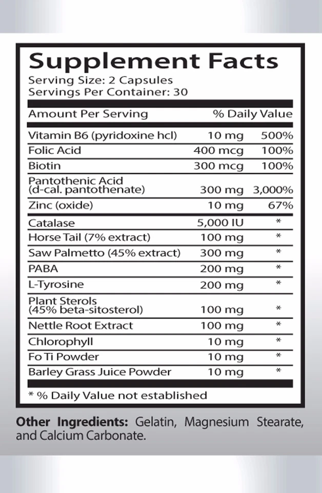 Candida probiótico - ANTIPARÁSITO - COMBO PELO GRIS - saw palmetto y zinc Foto 3 de 4