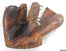 Spalding Vintage Triple Play Leather Baseball Glove Mitt