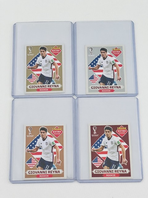 Reyna Extra Sticker Qatar 2022 Panini Gold Silver Bronze Base ROOKIE Reyna Extra Sticker Qatar 2022 Panini Gold Silver Bronze Base ROOKIE