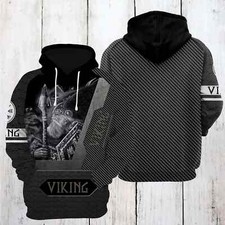 Unisex Viking God Sweatshirt 3D HOODIE Mother Day Gift All Over Print Us Size