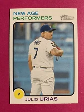 🐶  Julio Urias 2022 Topps Heritage # NAP-16 New Age Performers LA Dodgers