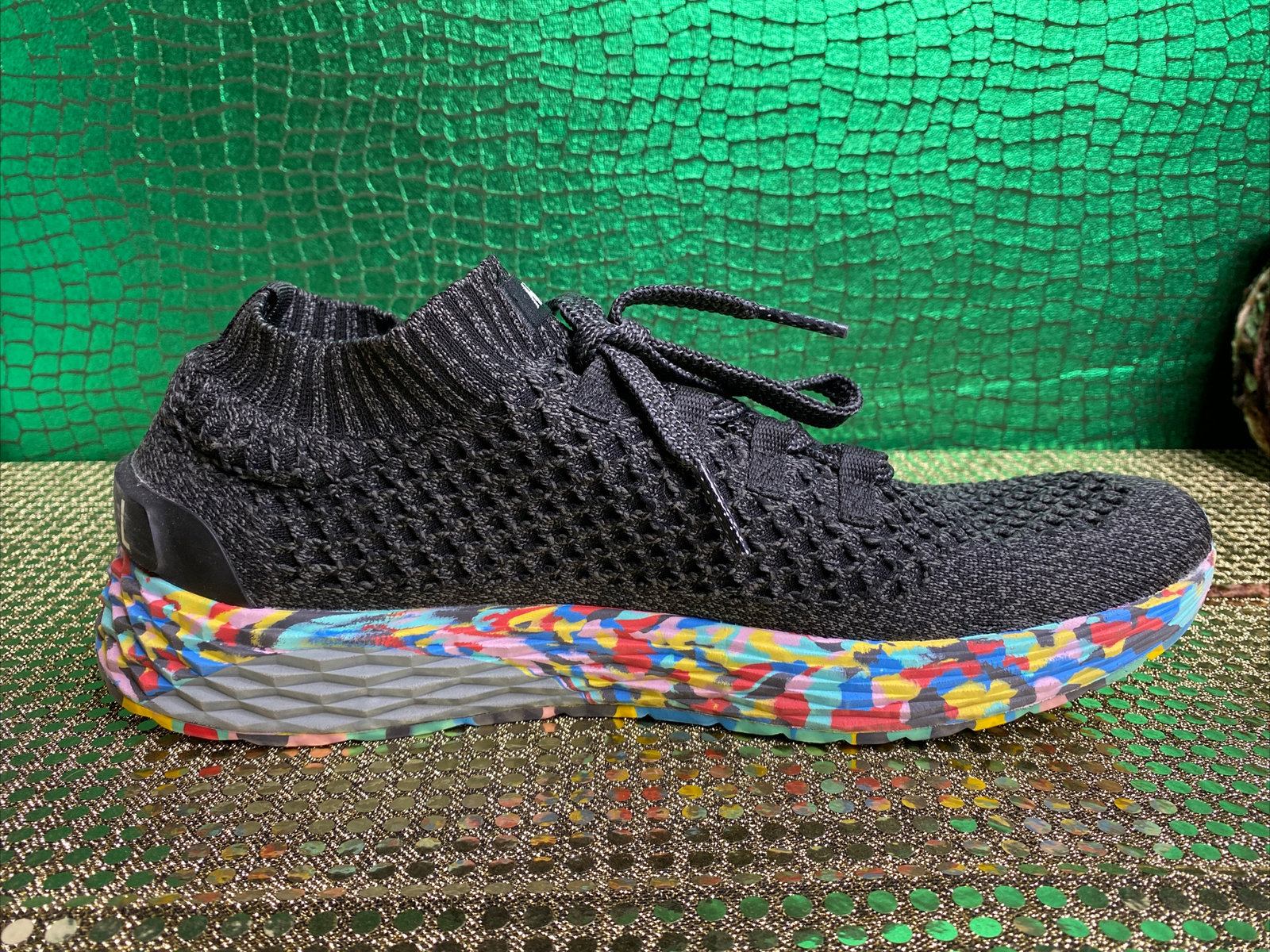 no bull black wild knit runner Multicolored Bottom Rare Size 12 image 10