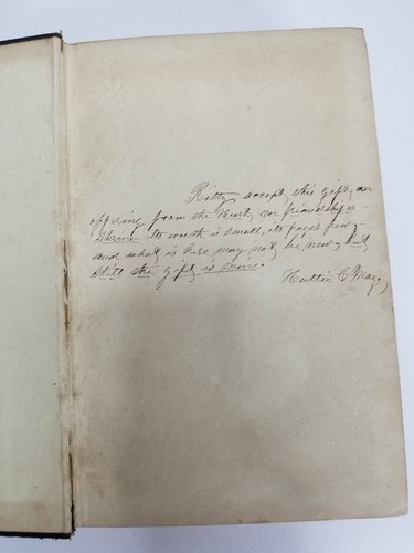 Gift of Affection a Souvenir for 1852 Collection of Poetry Antique Book Leavitt - Picture 9 of 14
