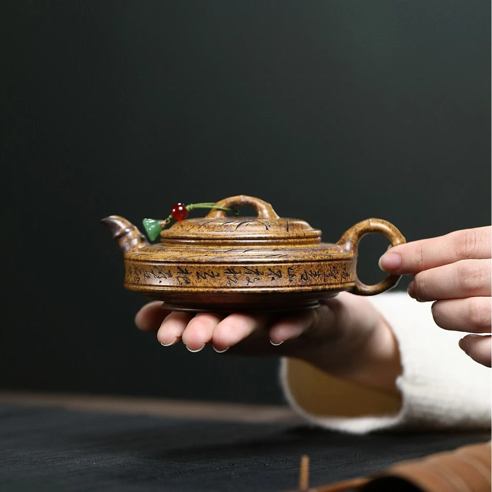 Yixing Purple Clay Pot High-end Brewing Teapot 160cc - Image 3 of 4