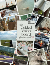 Vision Board Magazine Guided Book 800+ Pictures and Quotes for Vision Board Kit,