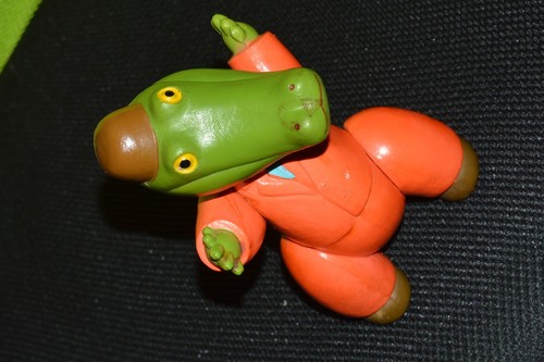 1960s ! VTG Celluloid Character TOY RUSSIAN Soviet DOLL alligator CROCODILE GENA - Picture 4 of 12