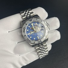Luxus 200M Blau Taucher Herrenuhr NH35A Automatikwerk Saphirglas Stahl