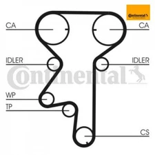 Water Pump + Timing Belt Kit Continental CTAM CT975WP2