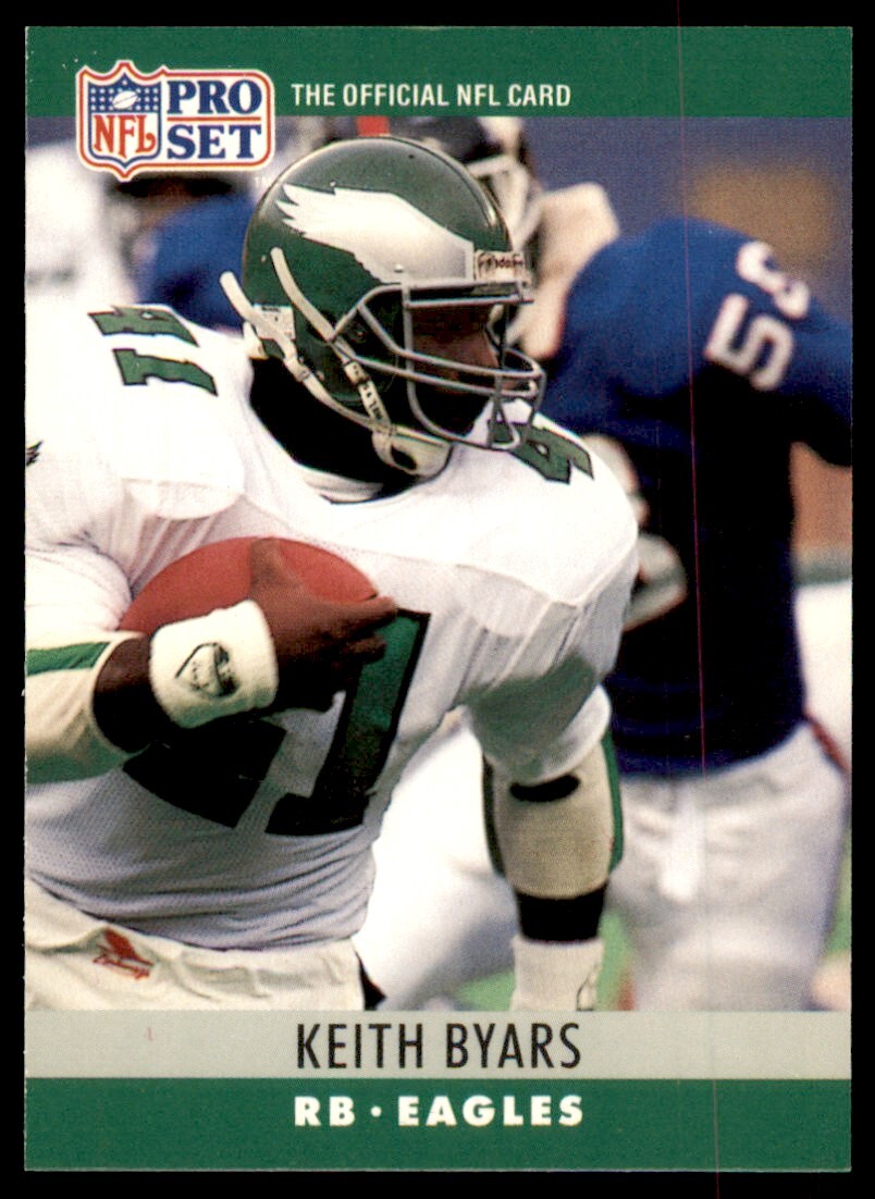 1990 Pro Set FACT Cincinnati Keith Byars Philadelphia Eagles #245