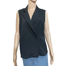 Style & Co Black Blouse Size 8