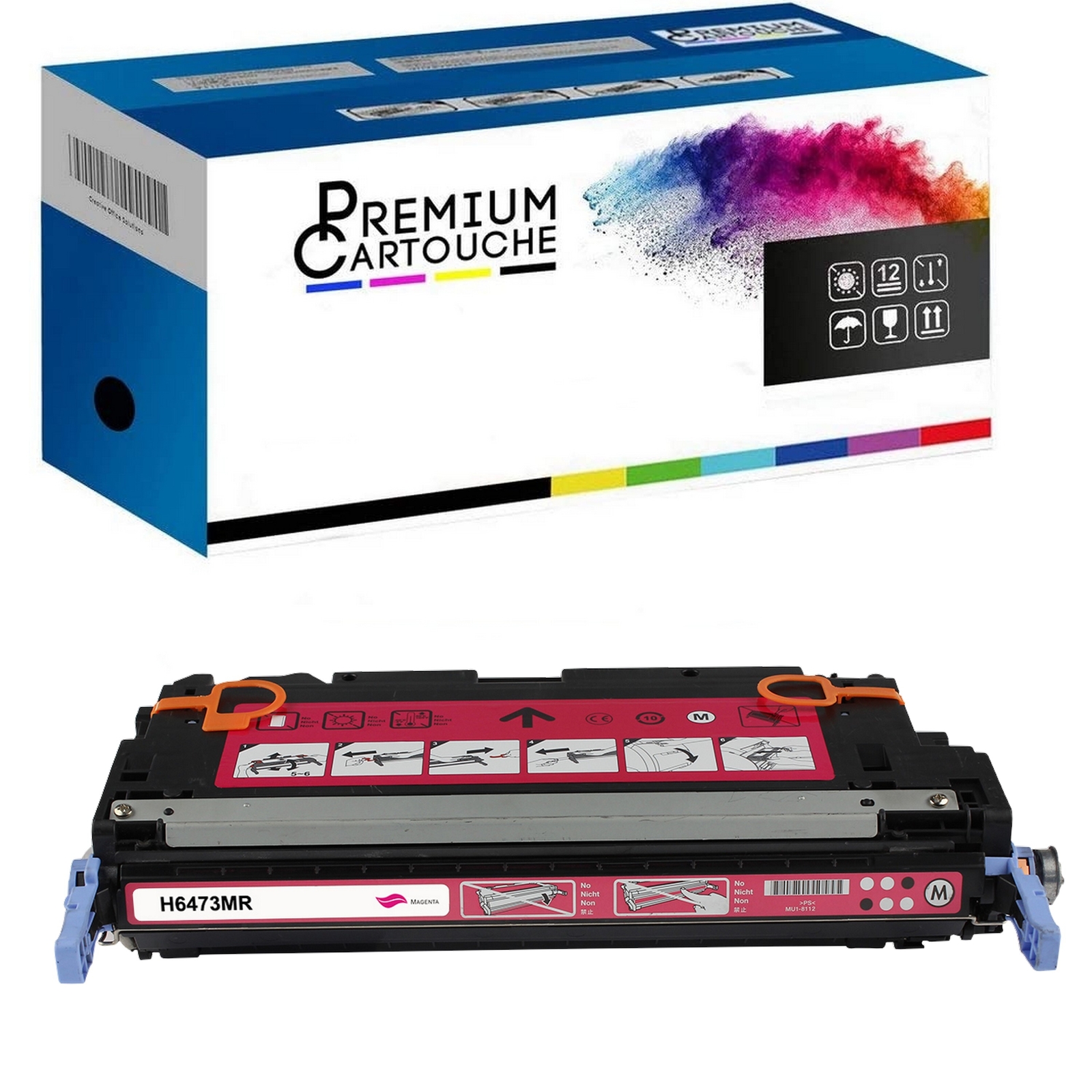 Toner magenta EP711 Q6473 idéal pour vos dossiers administratifs