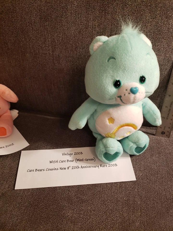 Juego de 4 Osos de Cuidado Vintage 8" Serie 2 Coleccionables. Foto 3 de 4