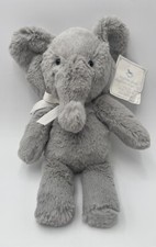 Pottery Barn Baby Gray Elephant Plush 11 NWT