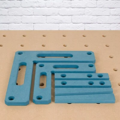 KROP TOOLS MFT Table Top Layout Assembly Square Right Angle Carpenters Square Wood Clamp