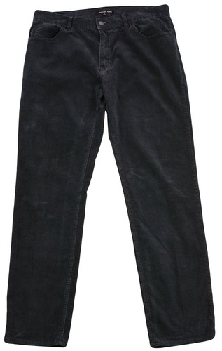 Michael Kors Uomo Pantaloni Casual Grigio Cotone Tasca Bottone Zip Misura  36 | eBay
