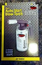 Go System Auto Start Blow Torch Ignition & Butane / Propane Mix Gas Cartridge
