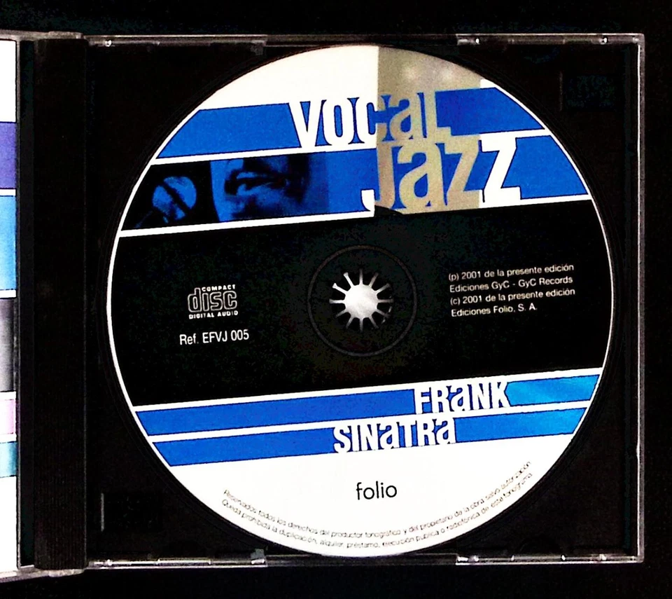 FRANK SINATRA VOCAL JAZZ FOLIO RECORDS CD 6647 Foto 4 de 4