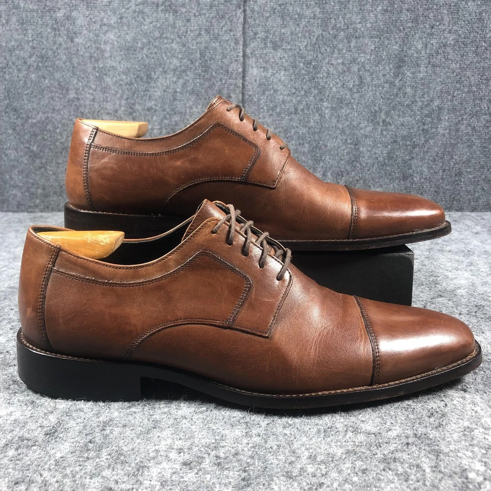 Мужские туфли J. Murphy от Johnston & Murphy размер 11 М коричневые с закрытым носком Derby 11566 - Изображение 2 из 4