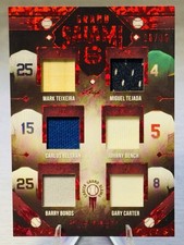 🏆⚾️BONDS BENCH BELTRAN CARTER TEIXEIRA TEJADA 2022 LEAF GRAND SALAMI 6 /35!⚾️🏆