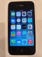 Apple iPhone 4 - Model MD 127ll/A - 6GB Black  Tested Works Great 
