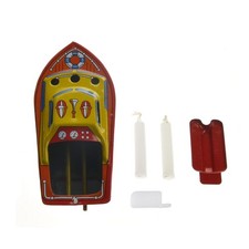 Retro Dolphin Pop Pop Boat Candle Powered Steamship Kids Toy Collection
