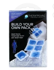 Thera°Pearl Build Your Own Reusable Hot & Cold Snap Pack, Contains 6, New! 