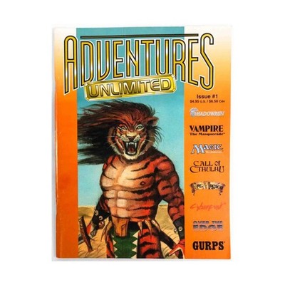 Bootstrap Adventures Unli  #1 ''Shadowrun, Vampire, CoC, Ars Magica Adve Mag VG+