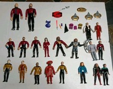 Vintage Star Trek The Next Generation Action Figure Lot of 20 Playmates 1990s