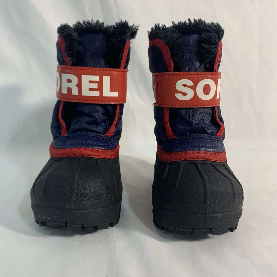 Botas aislantes Sorel Snow Commander niño pequeño talla 5 invierno impermeables usadas en excelente estado Foto 3 de 4