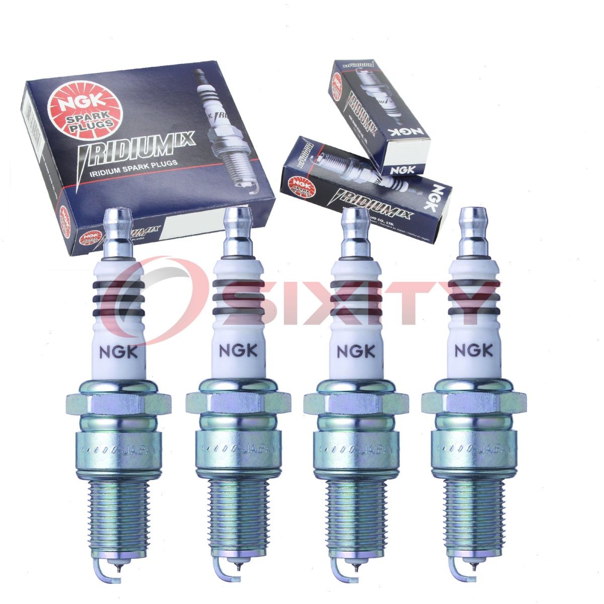 4 pcs NGK Iridium IX Spark Plugs for 1963-1965 Chevrolet P10 Series 2.5L L4 if