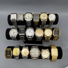 Watch Lot Mens 18 Pulsar ALBA Elgin Casio Gold Silver Ana Digi Chronograph PARTS