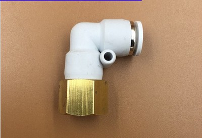 Z 5PCS NEW STNC Internal thread Elbow quick connector YPLF6-03 #am