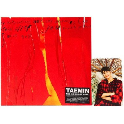 Taemin - Move [Wild Ver.] 2nd Album CD + Photocard 2017 Shinee