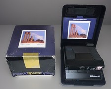 Polaroid Spectra System SE Instant Camera Black with Case and Box. Brand New.
