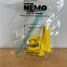 2003 Kellogg’s Finding Nemo Bubbles Straw – Disney Pixar Cereal Prize – Sealed