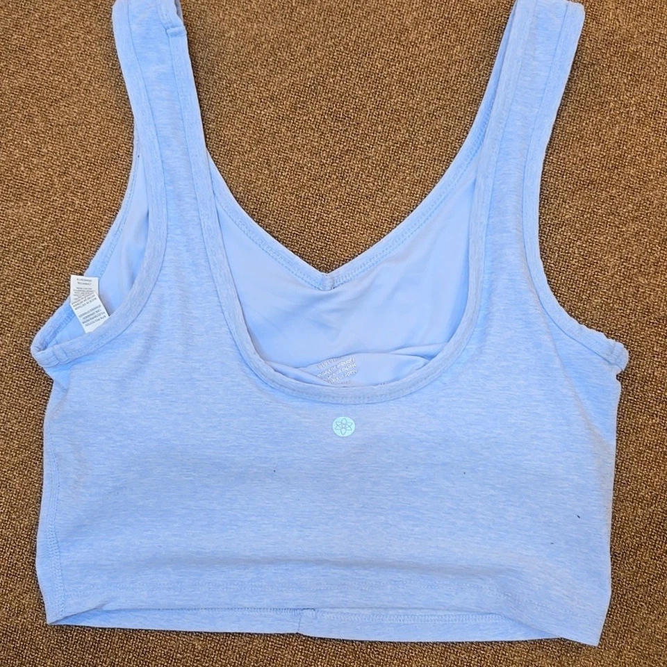 Спортивный бюстгальтер Harmony and Balance светло-синий средний - Изображение 2 из 4