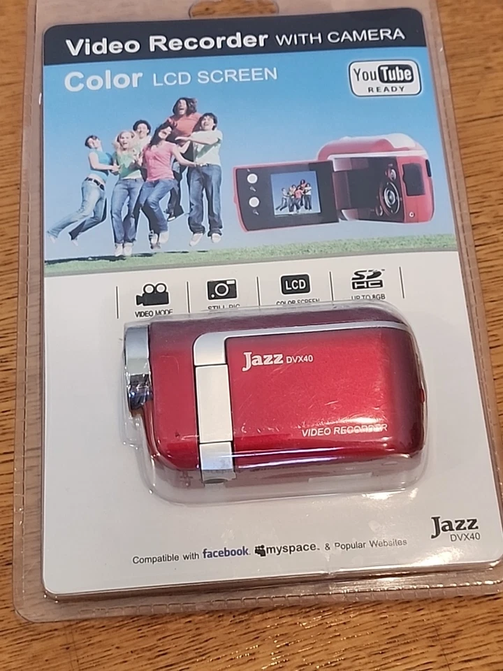Jazz DVX40 Vintage Camcorder NEW Color LCD Screen Mini Camera YouTube MySpace - Image 4 of 4