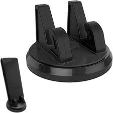 Car Phone Holder, Dashboard Cell Holder for Car, Vertical Black