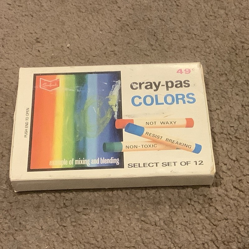 Vintage Cray Pas Colors Set Of 12 In Box Sanford’s Sakura