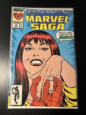 Marvel Saga # 22 - Peter Parker/Mary Jane Engagement issue
