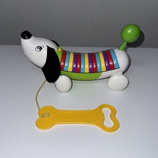 Leap Frog Alpha pup Dachshund Alphabet Learning Letters Talking Toy Green