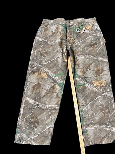 Carhartt Realtree Camo Dungaree 42x30 B235 977 Canvas Carpenter Pants New NOS - Picture 2 of 8