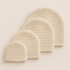 Simple Double Crochet Beanie Pattern Easy Stretchy Hat in Assorted Sizes