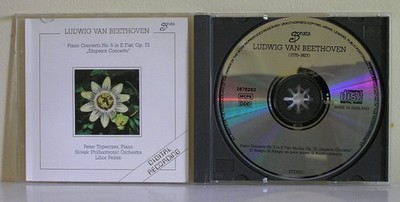 Ludwig van Beethoven, Piano Concerto No 5 in E Flat, Op 73, US Import