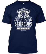 Team Schreurs Lifetime Member Legend T-Shirt Made in the USA Size S to 5XL