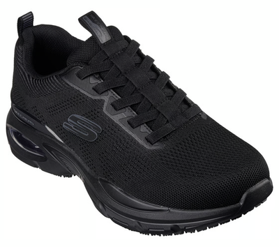 Skechers Shoes Men Work Black Slip Resistant Comfort Air Memory
