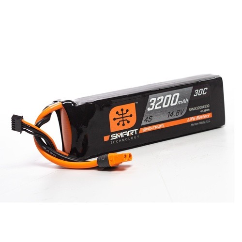 SPEKTRUM 3200MAH 4S 14.8V 30C SMART LIPO BATTERY WITH IC3 CONNECTOR - Picture 1 of 1