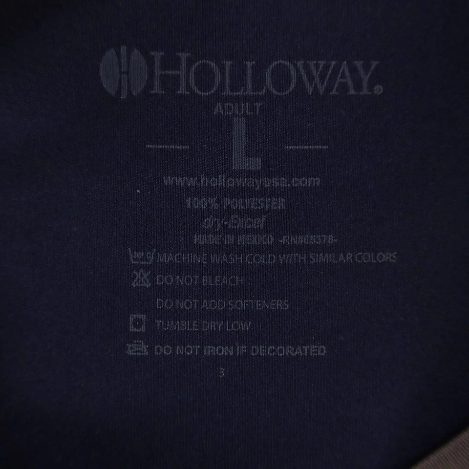 Kent State Golden Flashes Shirt Mens L Blue Dry Excel Performance Tee Athletic - Image 4 of 4