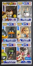 New! Space Jam Funko Pop LOT OF 6 Looney Tunes w/ Pop Protectors Taz Bugs Daffy